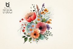 Watercolor Flowers Clipart Bundle Product Image 4