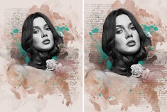 Watercolor painting sketch photo effect Product Image 8