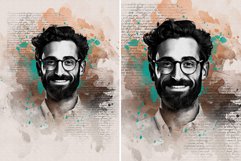 Watercolor painting sketch photo effect Product Image 5