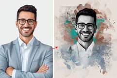 Watercolor painting sketch photo effect Product Image 6
