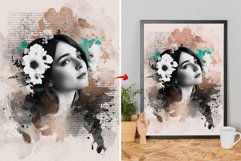 Watercolor painting sketch photo effect Product Image 7