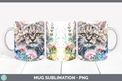 GorgeousWatercolor Mug Wrap design.