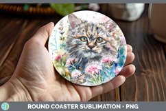 GorgeousWatercolor Round Coaster design.