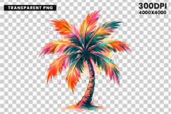 palm tree png, tropical clipart, beach png, watercolor palm, summer design, island clipart, vacation png, coastal design, tropical sublimation, beach art
