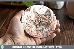 GorgeousWatercolor Round Coaster design.