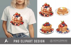 Watercolor Pancake Clipart Product Image 1