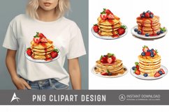 Watercolor Pancake Clipart Product Image 1
