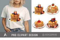 Watercolor Pancake Clipart Product Image 1