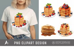 Watercolor Pancake Clipart Product Image 1