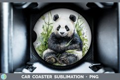 GorgeousWatercolor Car Coaster design.