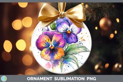 GorgeousWatercolor Ornament design.