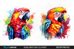 Tropical Leaves,Tropical Leaf,Jungle Clipart,Jungle Birds,Jungle Clip Art,Watercolor Clipart,Parrot Clipart,Watercolor Parrot,