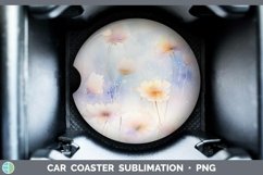 GorgeousWatercolor Car Coaster design.