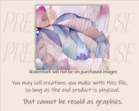 Watercolor Abstract Leaves Tumbler Wrap PN Product Image 2