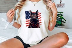 Watercolor Patriotic Cats Clipart Bundle Product Image 3