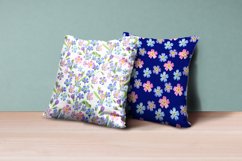 watercolor pattern forget-me-nots