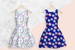 watercolor pattern forget-me-nots