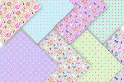 Warm Place, Watercolor Patterns PNG, JPG Product Image 2