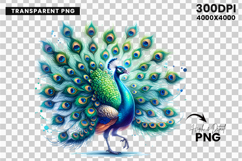 watercolor peacock png, peacock clipart, watercolor bird design, boho peacock art, elegant peacock printable, watercolor feather clipart, peacock sublimation design, nature watercolor animal, peacock illustration png, watercolor animal clipart
