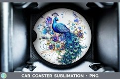 GorgeousWatercolor Car Coaster design.