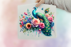 watercolor peacock png, peacock clipart, watercolor bird design, boho peacock art, elegant peacock printable, watercolor feather clipart, peacock sublimation design, nature watercolor animal, peacock illustration png, watercolor animal clipart