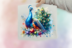 watercolor peacock png, peacock clipart, watercolor bird design, boho peacock art, elegant peacock printable, watercolor feather clipart, peacock sublimation design, nature watercolor animal, peacock illustration png, watercolor animal clipart