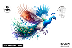 watercolor peacock png, peacock clipart, watercolor bird design, boho peacock art, elegant peacock printable, watercolor feather clipart, peacock sublimation design, nature watercolor animal, peacock illustration png, watercolor animal clipart
