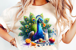 watercolor peacock png, peacock clipart, watercolor bird design, boho peacock art, elegant peacock printable, watercolor feather clipart, peacock sublimation design, nature watercolor animal, peacock illustration png, watercolor animal clipart