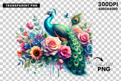 watercolor peacock png, peacock clipart, watercolor bird design, boho peacock art, elegant peacock printable, watercolor feather clipart, peacock sublimation design, nature watercolor animal, peacock illustration png, watercolor animal clipart