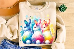 Watercolor Easter Peeps PNG, Easter Bunny PNG, Peeps PNG Product Image 1