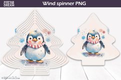 Penguin Christmas Tree Wind Spinner | Penguin Wind Spinner Product Image 1