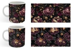 Peonies Flower Mug sublimation design Product Image 3