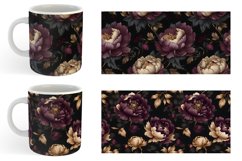 Peonies Flower Mug sublimation design Product Image 4