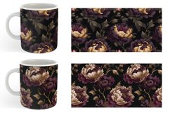 Peonies Flower Mug sublimation design Product Image 6