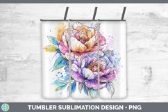 GorgeousWatercolor Tumbler design.
