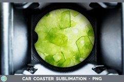 GorgeousWatercolor Car Coaster design.