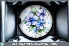 GorgeousWatercolor Car Coaster design.