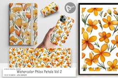 Digital Paper Watercolor Phlox Petals Product Image 1