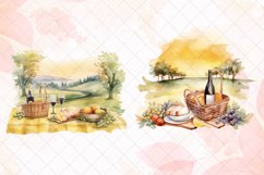 Picnic Watercolor Sublimation Clipart Product Image 3