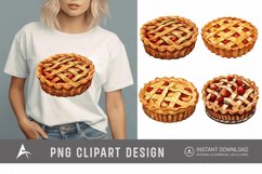 Watercolor Pie Sublimation Clipart Product Image 1