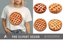 Watercolor Pie Sublimation Clipart Product Image 1