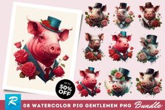 Watercolor Pig Gentlemen Clipart Bundle,Watercolor Pig Clipart Bundle,Farm Animals Clipart,Watercolor Farm,Watercolor Clipart,Farm Animal Png,Horse Clipart,Watercolor Animal,Farm Animal Clip Art,Barn Animals Clipart,Digital Download,red barn,pig clipart,v
