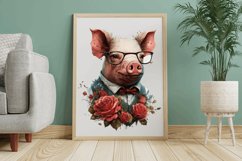 Watercolor Pig Gentlemen Clipart Bundle,Watercolor Pig Clipart Bundle,Farm Animals Clipart,Watercolor Farm,Watercolor Clipart,Farm Animal Png,Horse Clipart,Watercolor Animal,Farm Animal Clip Art,Barn Animals Clipart,Digital Download,red barn,pig clipart,v
