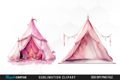 Summer Camping,Bohemian Tent,Boho Tribal Clipart Watercolor Boho Tent Summer Clipart Bundle, Floral Teepee, Flower Tribal, Summer Camping, Bohemian Tent, Vintage Scrapbook, Digital ,Watercolor Clipart,Watercolor Clip Art,Digital Watercolor,Digital Clipart