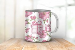 Watercolor Pink Floral Gifts Patterns Bundle Product Image 2
