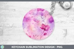 GorgeousWatercolor Keychain design.