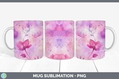 GorgeousWatercolor Mug Wrap design.