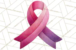 Watercolor Pink Ribbon Clipart, Breast Cancer Awareness PNG Product Image 5