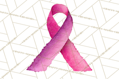 Watercolor Pink Ribbon Clipart, Breast Cancer Awareness PNG Product Image 3