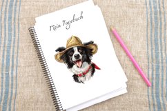 Watercolor Playful Farm Dog Clipart Bundle Product Image 3